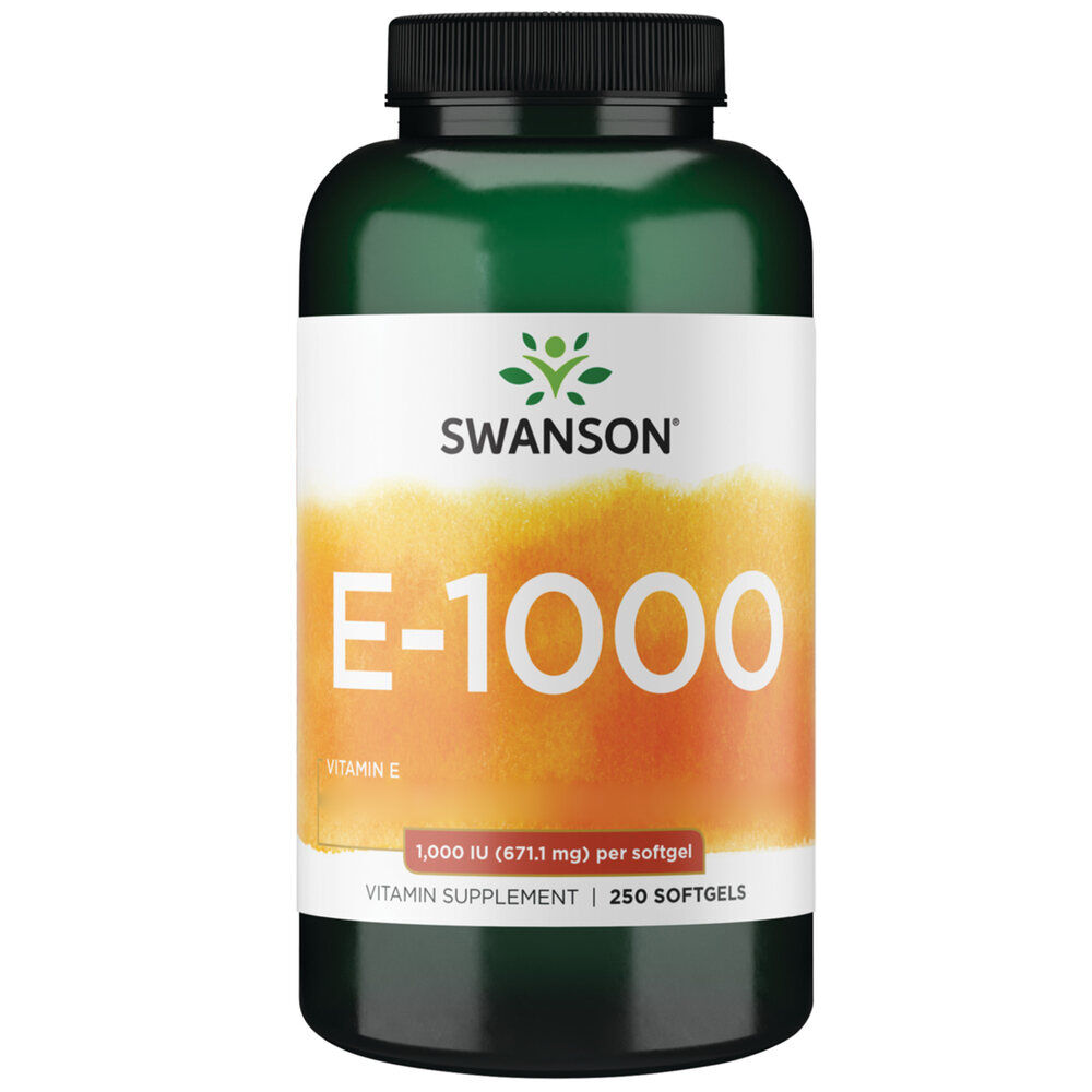 Swanson E-1000 1000 IU 250 bløde gelkapsler