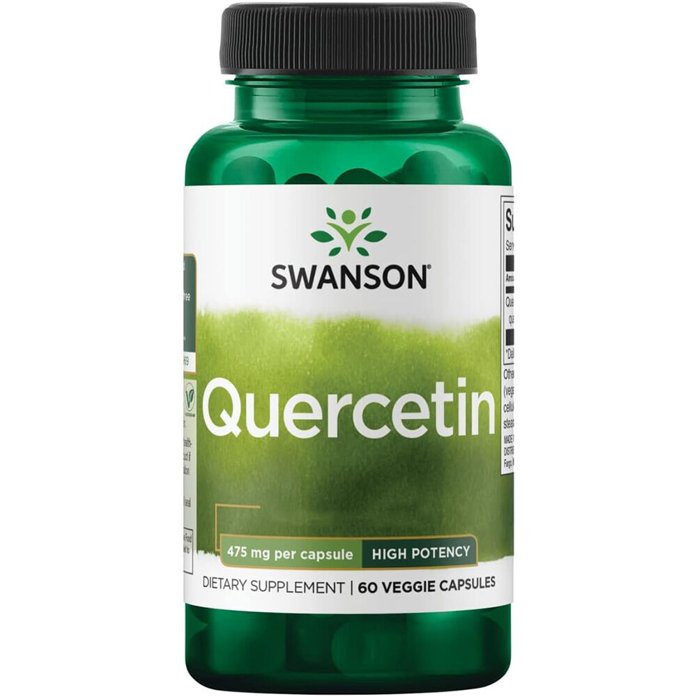 Swanson nagy hatékonyságú kvercetin 475 mg, 60 kapszula – Viking Supplements