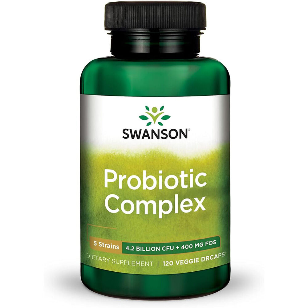 Swanson Probiotikus komplex 4,2 milliárd CFU, 120 növényi kapszula – Viking Supplements