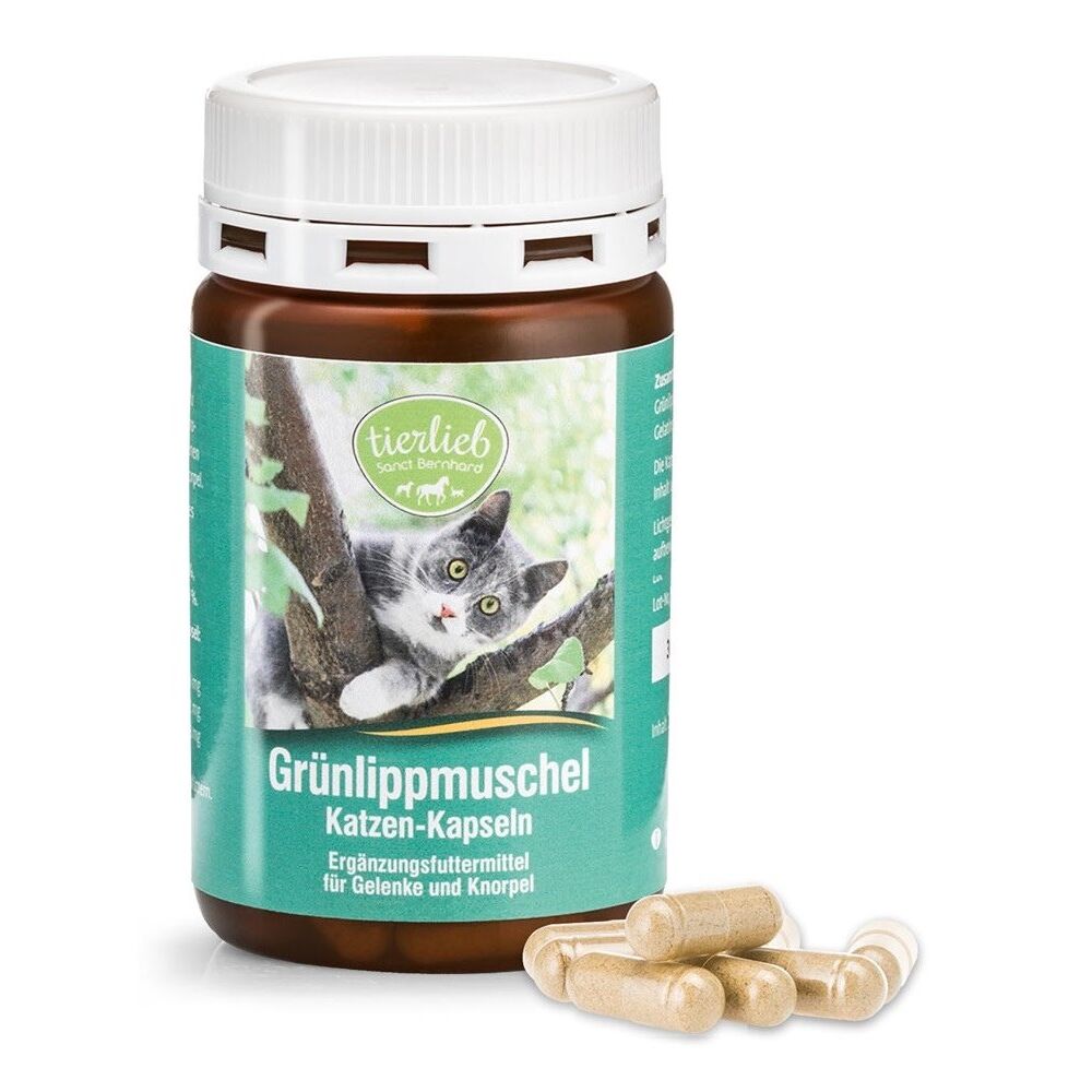 TIERLIEB zöldszájú kagyló kapszulák macskáknak (90 db) – Viking Supplements