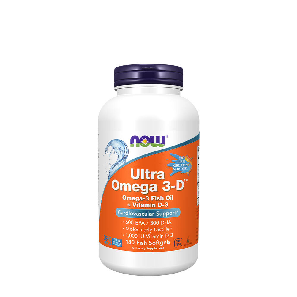 Ultra Omega 3-D D-3-vitaminnal – 180 lágykapszula – Viking Supplements