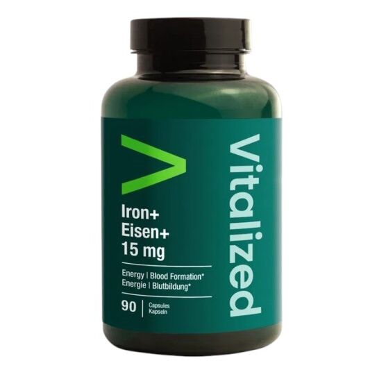 VITALIZED Iron+ (90 kapszula) - Viking Supplements