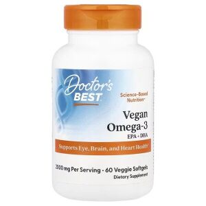 Vegán omega-3 EPA + DHA – 60 növényi alapú lágykapszula – Viking Supplements