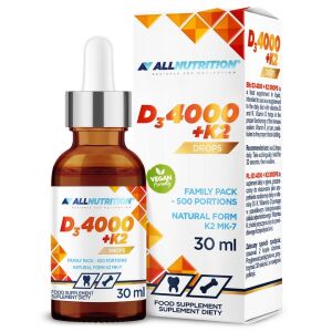 D3-vitamin 4000 + K2 cseppek – 30 ml – Viking Supplements