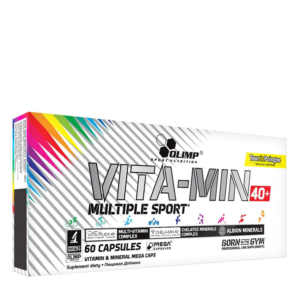 Vita-Min Multiple Sport 40+ - 60 caps - Viking Supplements