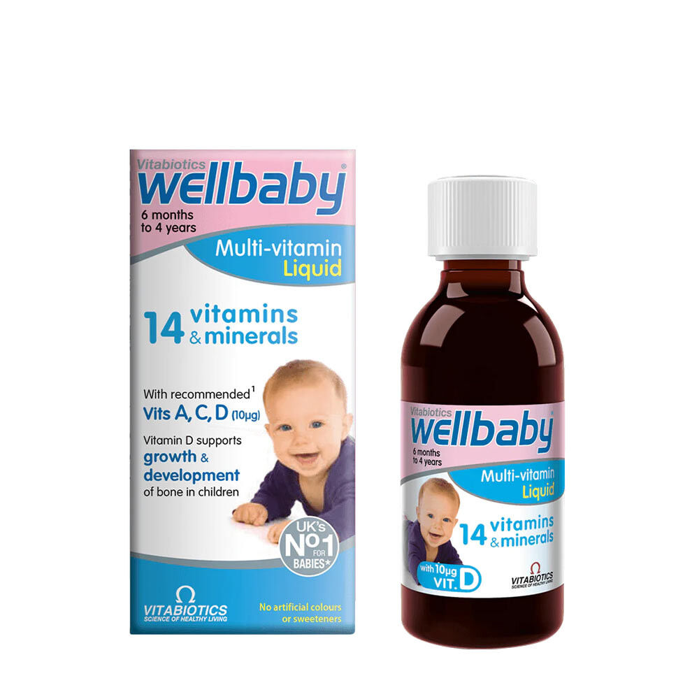 Vitabiotics Wellbaby multivitamin folyadék (150 ml) – Viking Supplements