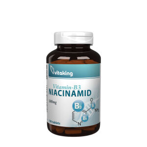 Vitaking B3 niacinamid 500 mg (100 tabletta) – Viking Supplements