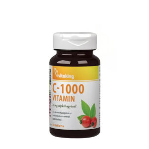 Vitaking C-1000 mg, 25 mg csipkebogyóval (30 tabletta) – Viking Supplements