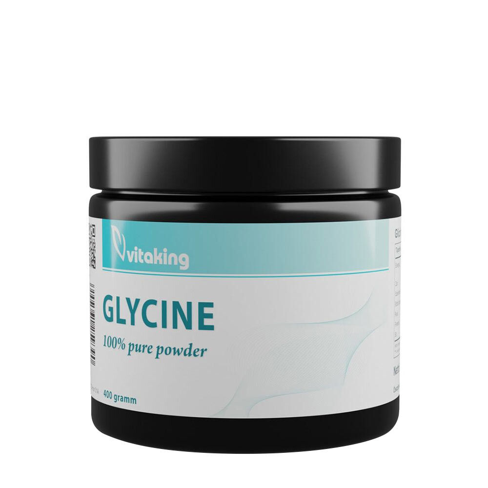 Vitaking Glycine 100% tiszta por (400 g) – Viking Supplements
