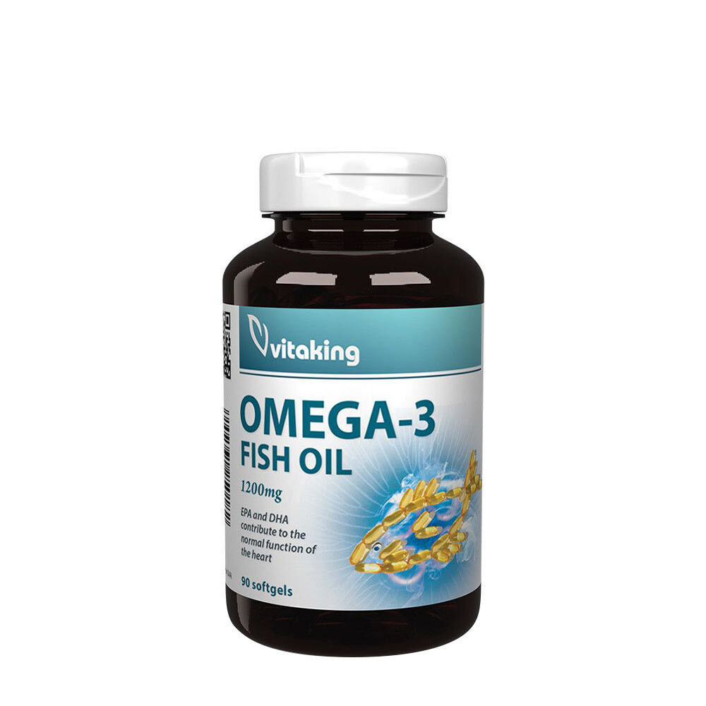 Vitaking Omega-3 1200 mg (90 lágykapszula) - Viking Supplements