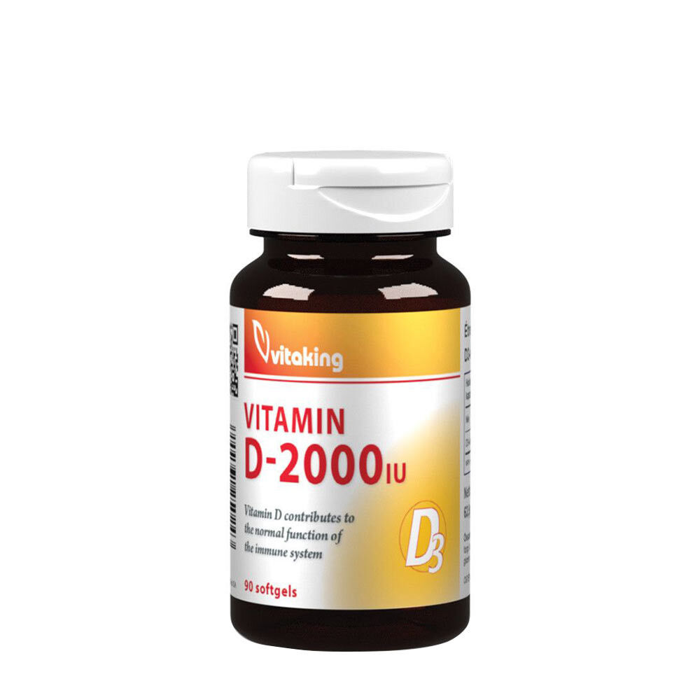 Vitaking D-vitamin 2000 (90 lágykapszula) – Viking Supplements