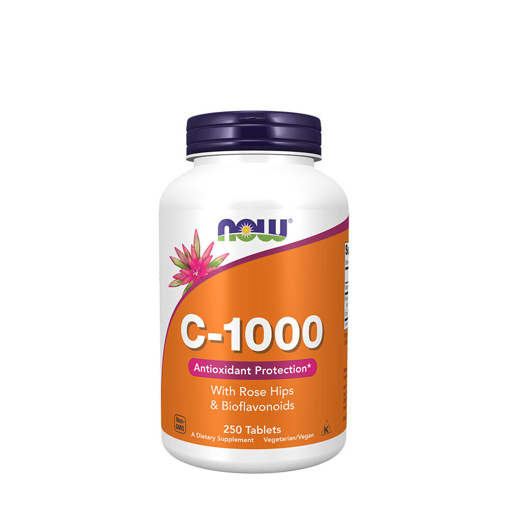 C-vitamin-1000 csipkebogyóval és bioflavonoidokkal – 250 tabletta – Viking Supplements