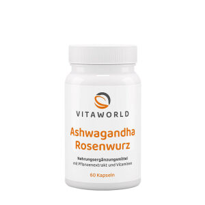 Vitaworld Ashwagandha-rózsagyökér-komplex (60 kapszula) – Viking Supplements