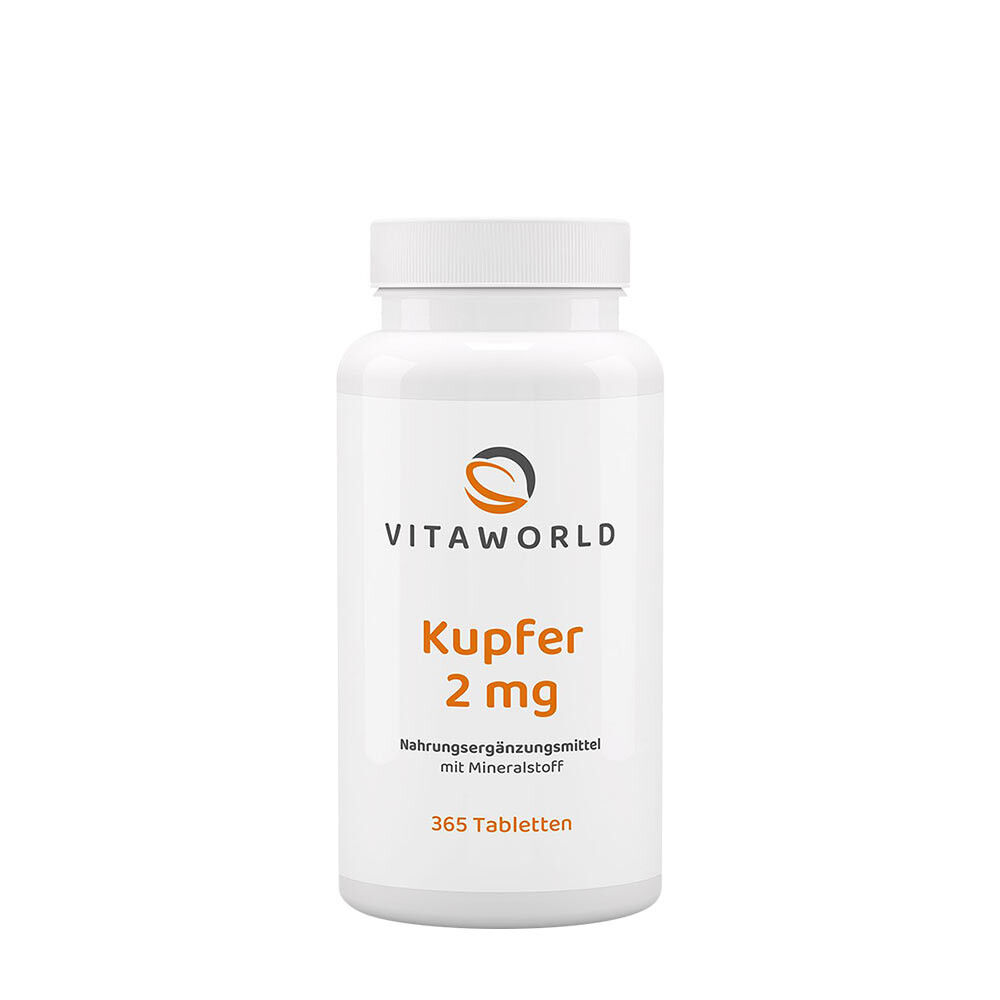 Vitaworld Réz 2 mg (365 tabletta) - Viking Supplements