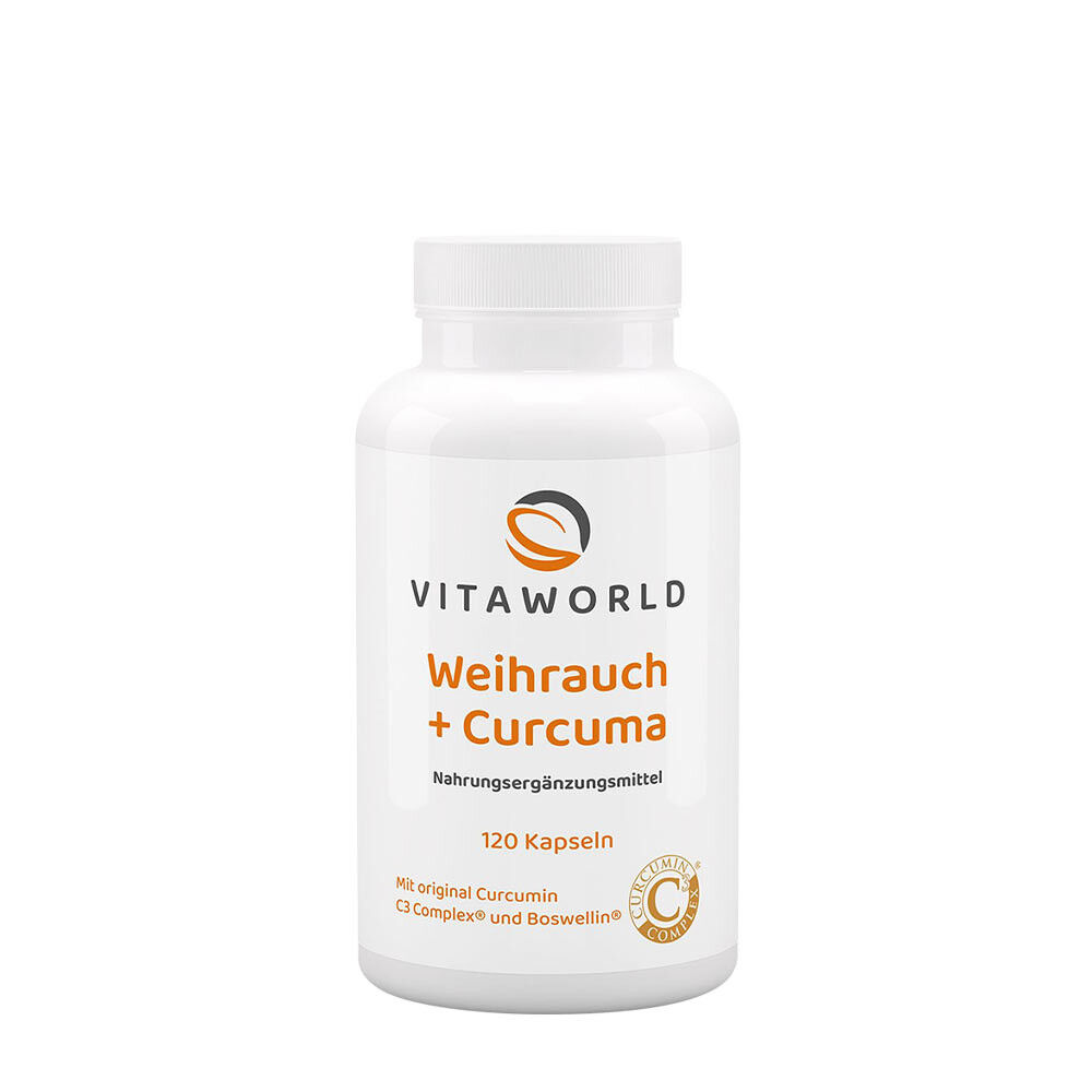Vitaworld Tömjén + Kurkuma (120 kapszula) - Viking Supplements