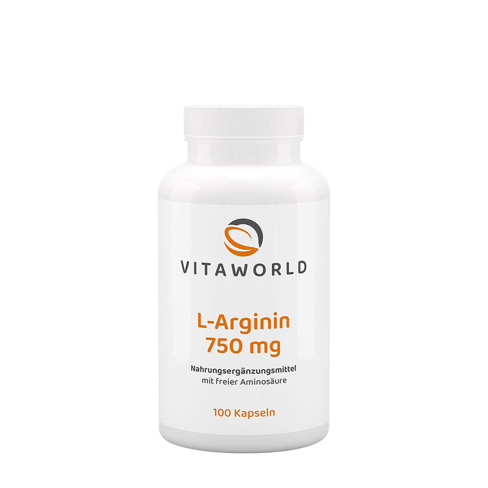 Vitaworld L-arginin 750 mg (100 kapszula) - Viking Supplements