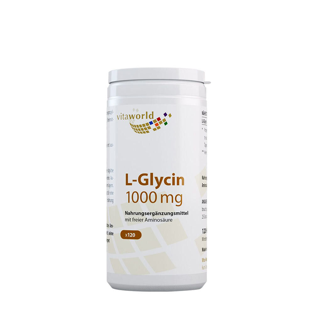 Vitaworld L-glicin 1000 mg (120 kapszula) - Viking Supplements