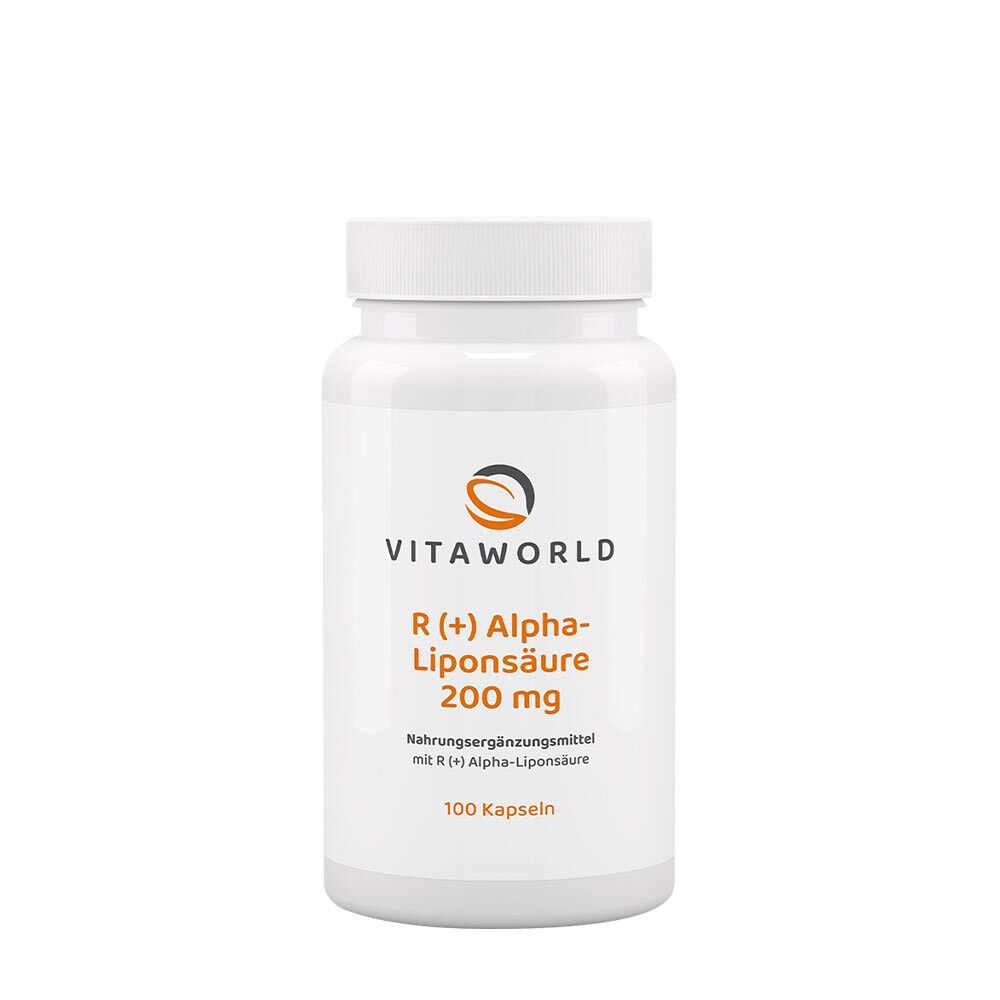 Vitaworld R (+) Alpha Lipoic Acid 200 mg (100 Capsules) - Viking Supplements