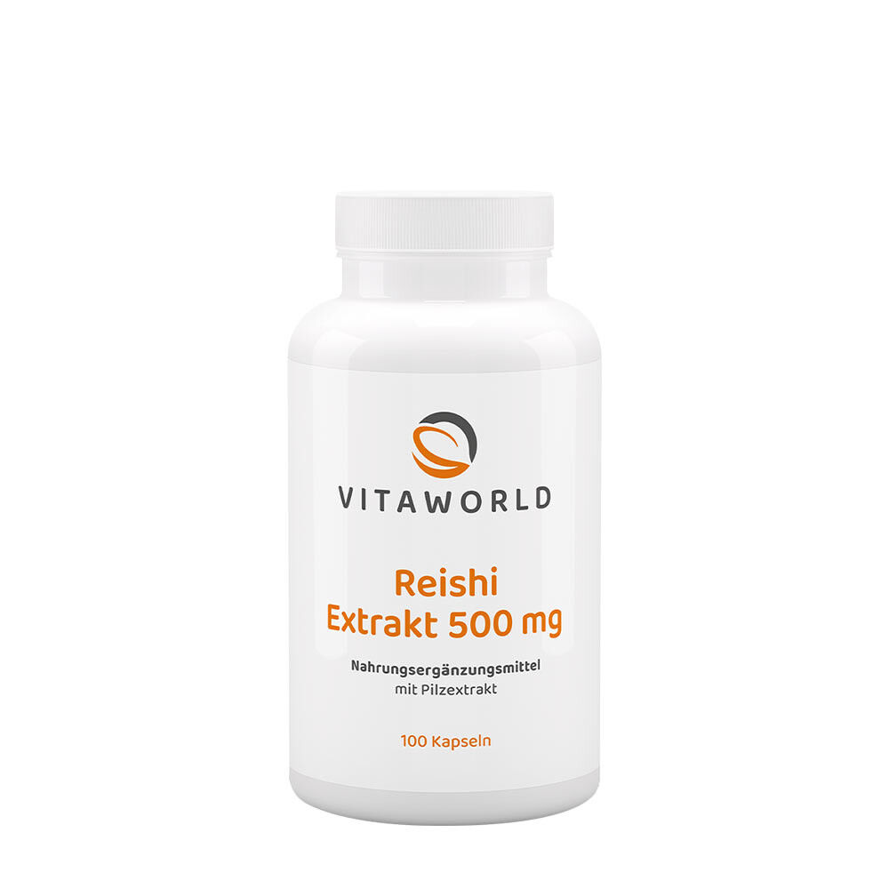 Vitaworld Reishi-kivonat 500 mg (100 kapszula) – Viking Supplements