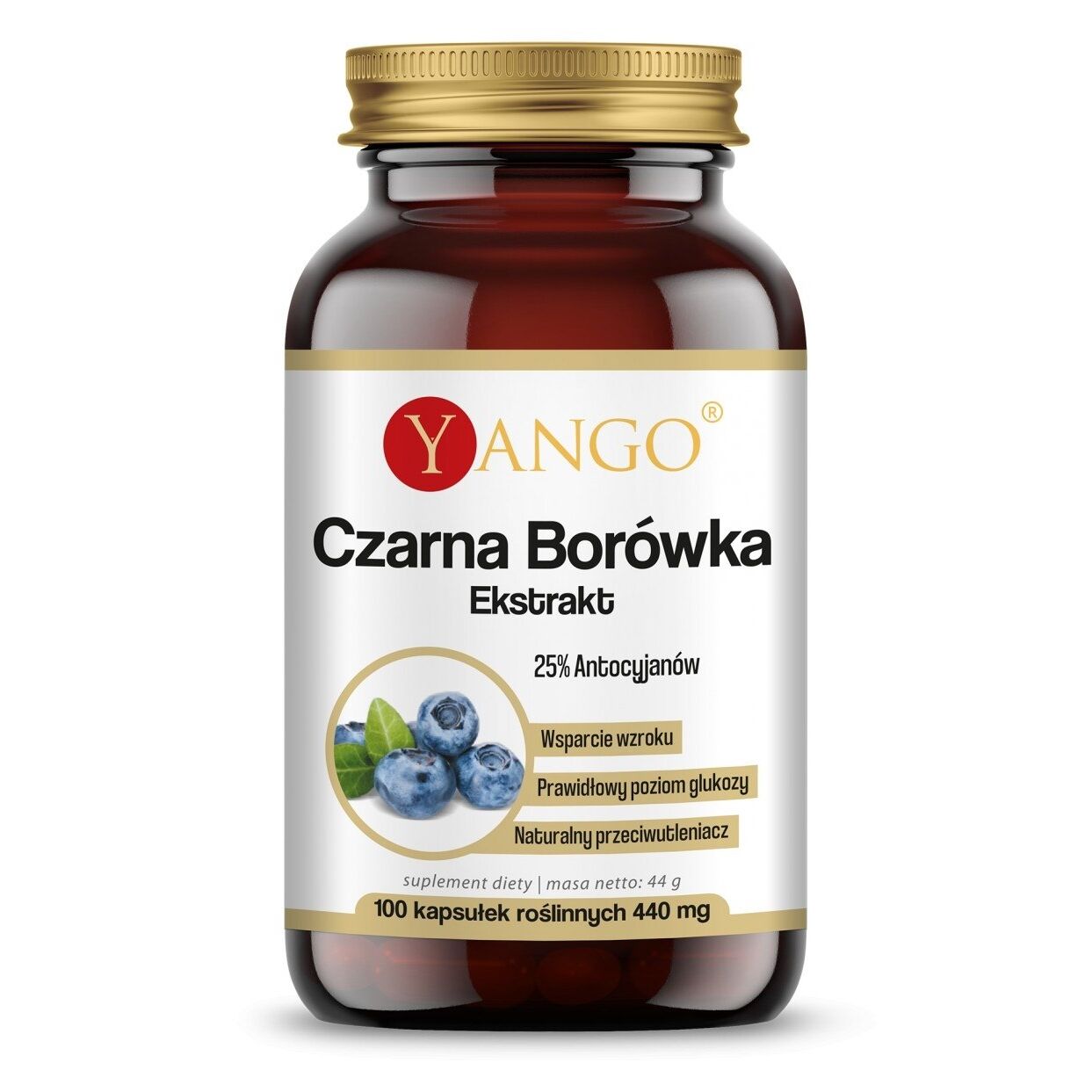 YANGO Fekete áfonya (100 kapszula) – Viking Supplements