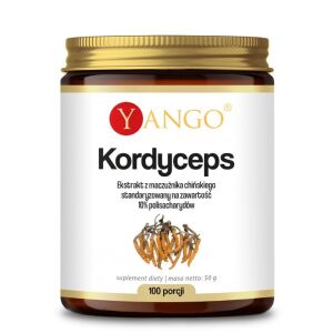 YANGO Cordyceps-kivonat – 10% poliszacharidok (50 g) – Viking Supplements