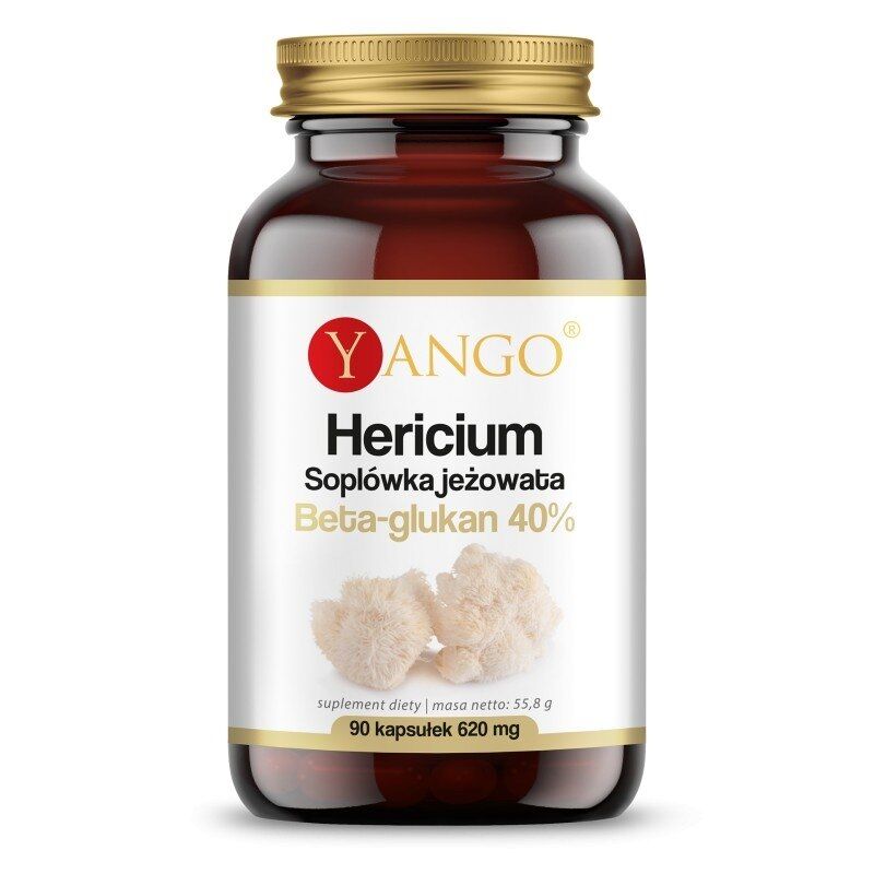 YANGO Hericium – 40% béta-glükán (90 kapszula) – Viking Supplements