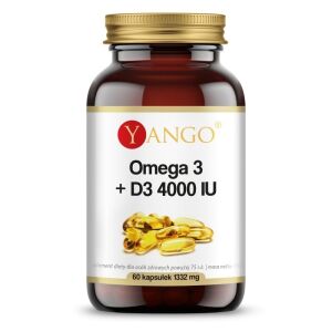 YANGO Omega 3+D3 4000IU (60 kapszula) – Viking Supplements