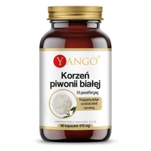 YANGO Fehér pünkösdi rózsa gyökér – 5% paeniflorin (90 kapszula) – Viking Supplements